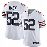 Nike Bears 52 Khalil Mack White 2019 Alternate Classic Vapor Untouchable Limited Jersey,baseball caps,new era cap wholesale,wholesale hats